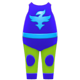Animal Crossing Items Wrestler Uniform Blue